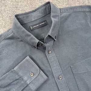Everlane Uniform Button Down Shirt Medium Blue Oxford Cotton Excellent Men's
